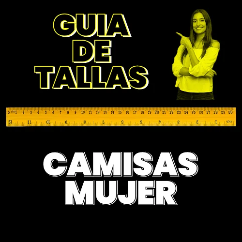 guia tallas camisas mujer